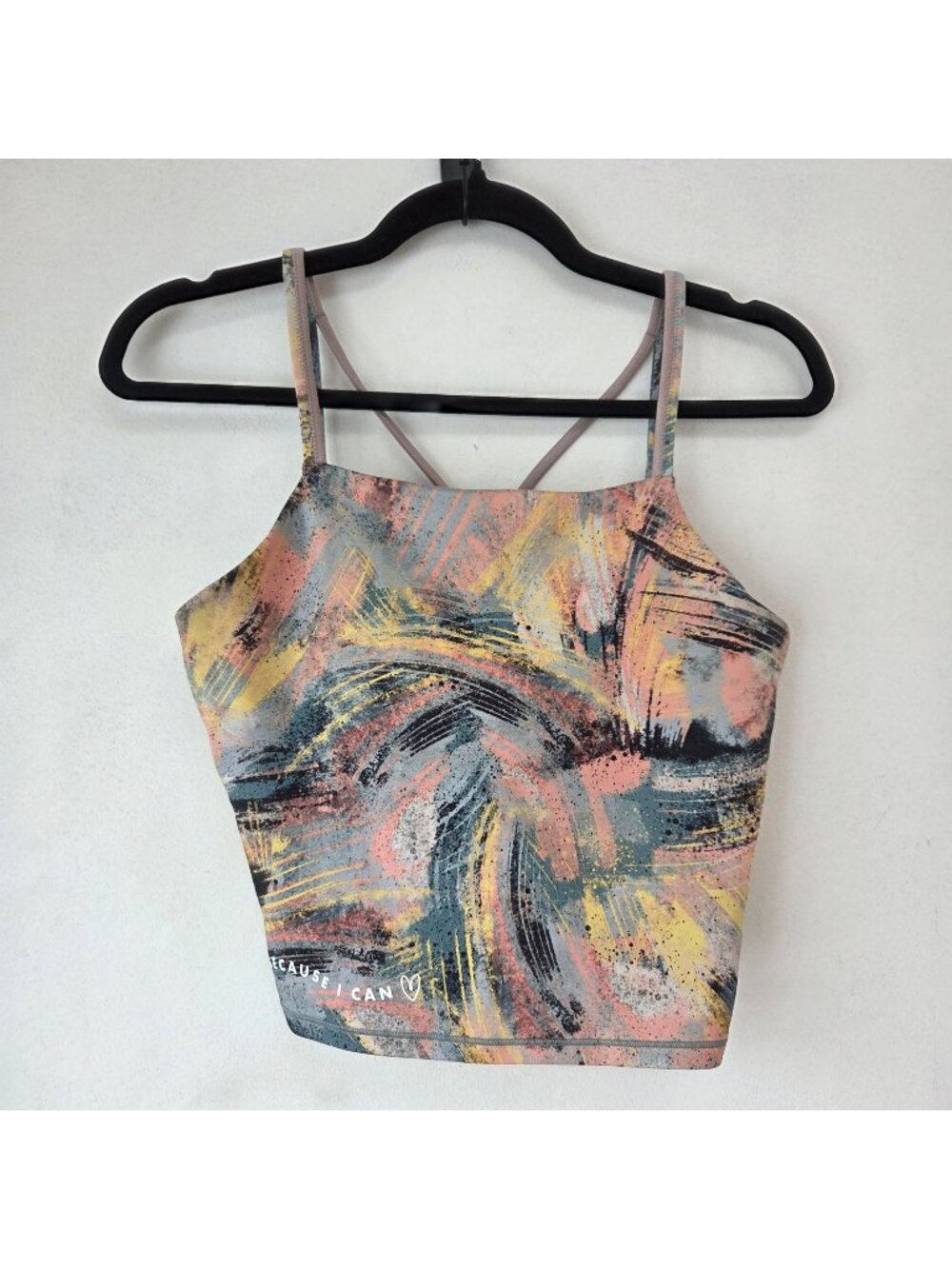 Athleta x Simone Biles Tank Top Sports Bra Gymnastics Shirt Youth Girls XXL 16